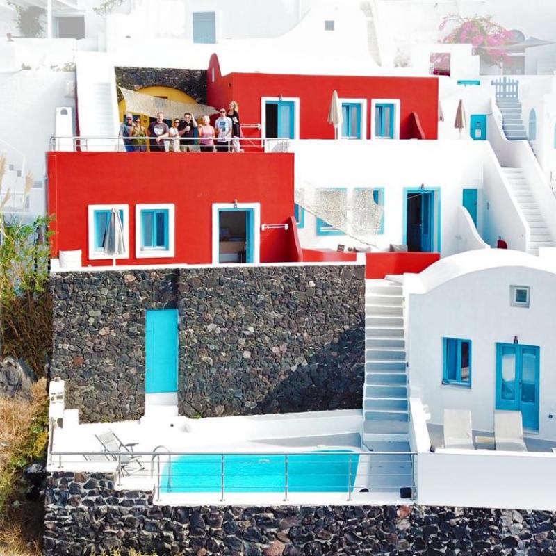Hara's houses in Imerovigli images